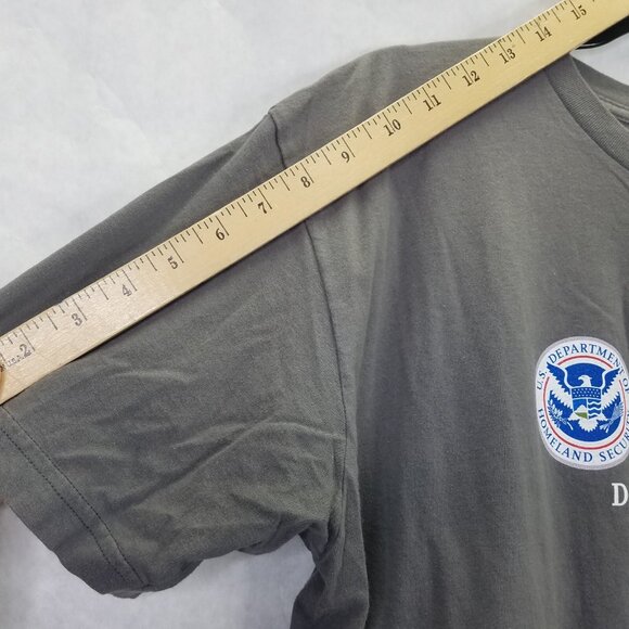 TSA T-shirt Mens L "Don't Touch My Junk" Unisex Jersey Short Sleeve Tee Grey USA - Picture 8 of 9